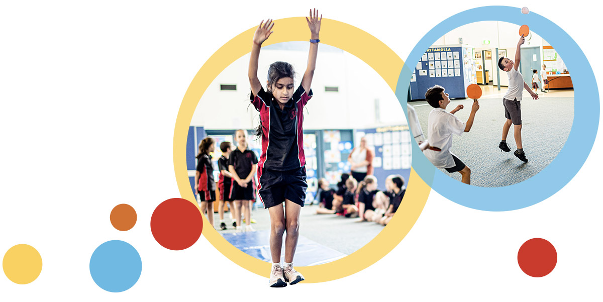 PE at Holy Spirit Primary St Clair