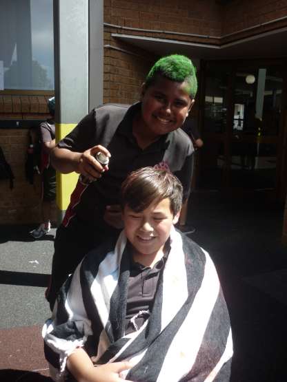 Students held stalls to raise much needed funds.