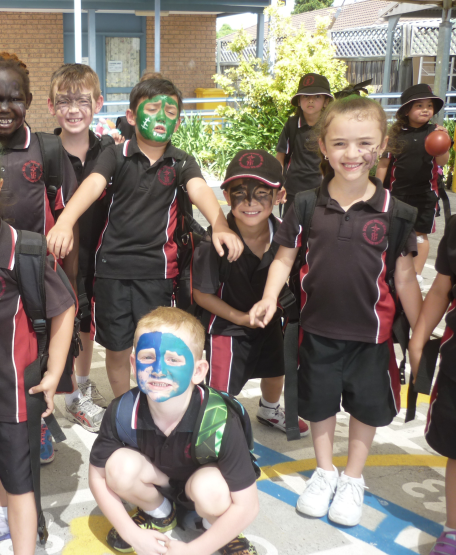 Students held stalls to raise much needed funds.