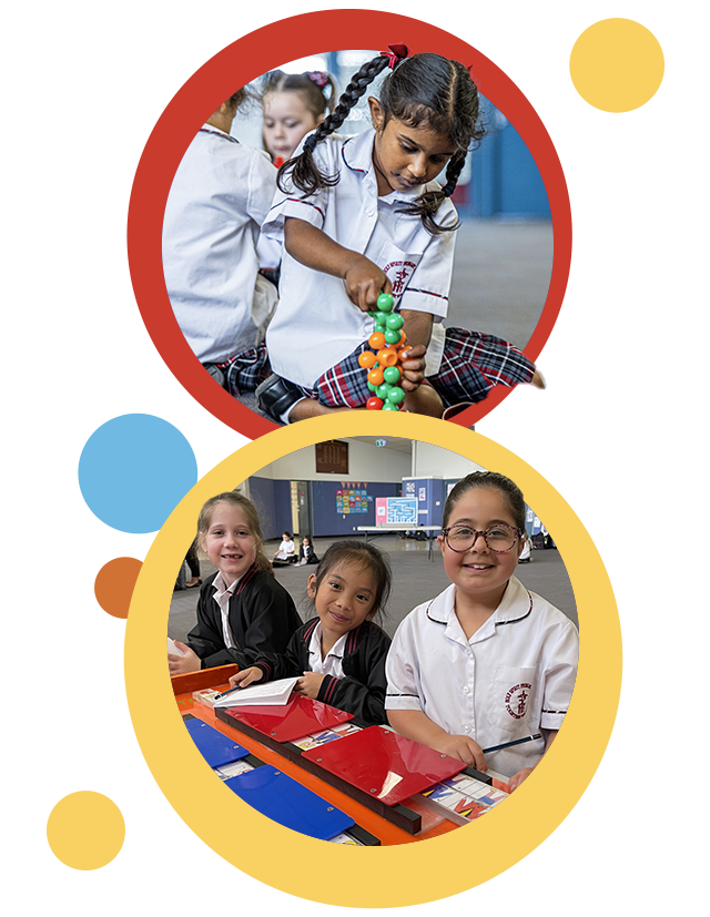 Students at Holy Spirit Catholic Primary St Clair