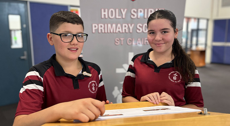 Holy Spirit Catholic Primary St Clair Public Speaking