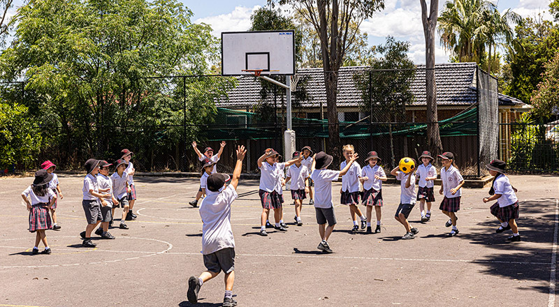 Holy Spirit Catholic Primary St Clair Basketball Court