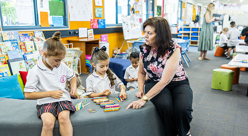 Classroom learning at Holy Spirit Catholic Primary St Clair